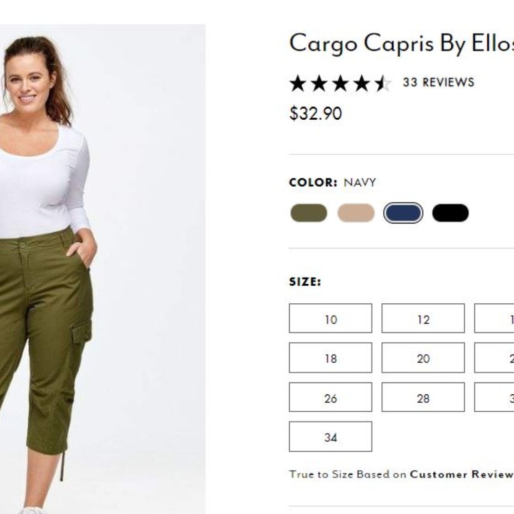 Cargo Capri by Ellos
